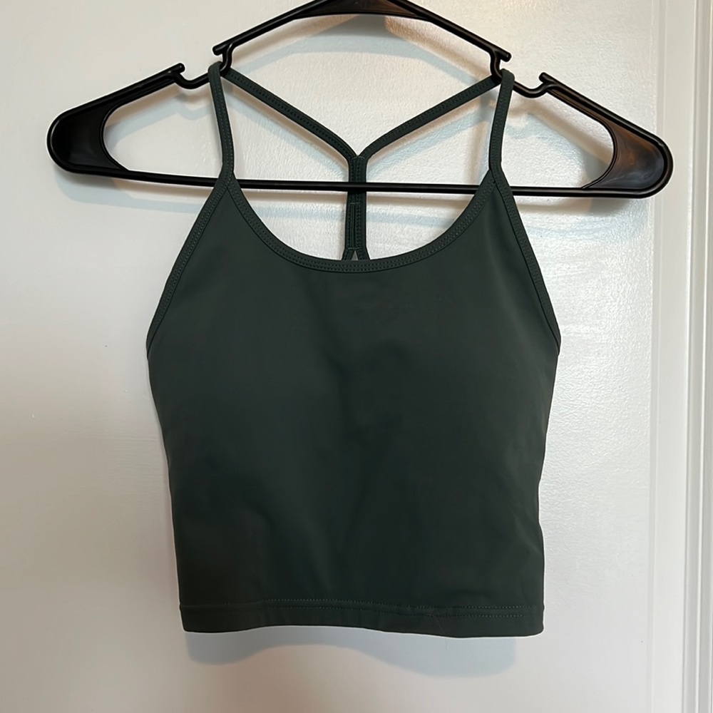 TSL tank top, dark green
